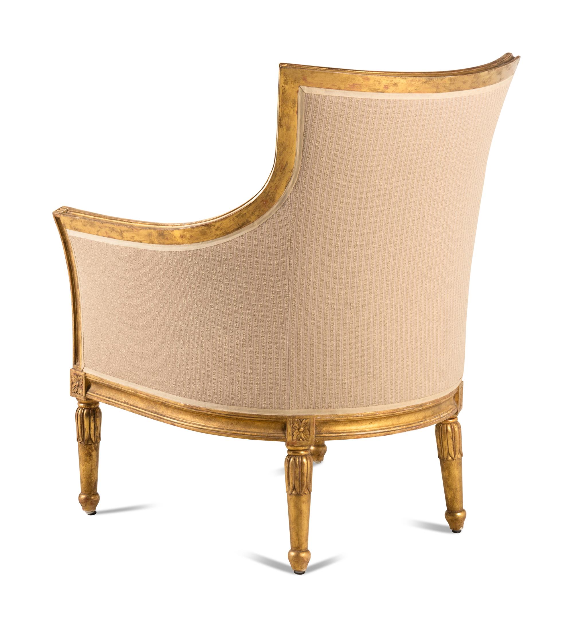 A Contemporary Giltwood Bergere