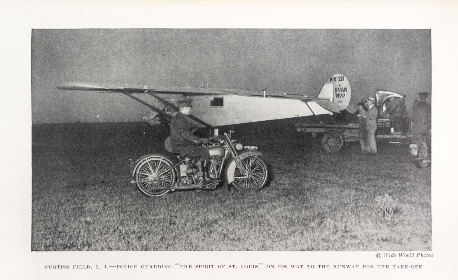 LINDBERGH, CHARLES. WE. New York and London, 1927. Signed by Lindbergh, w/original drawing by Clayton Knight.