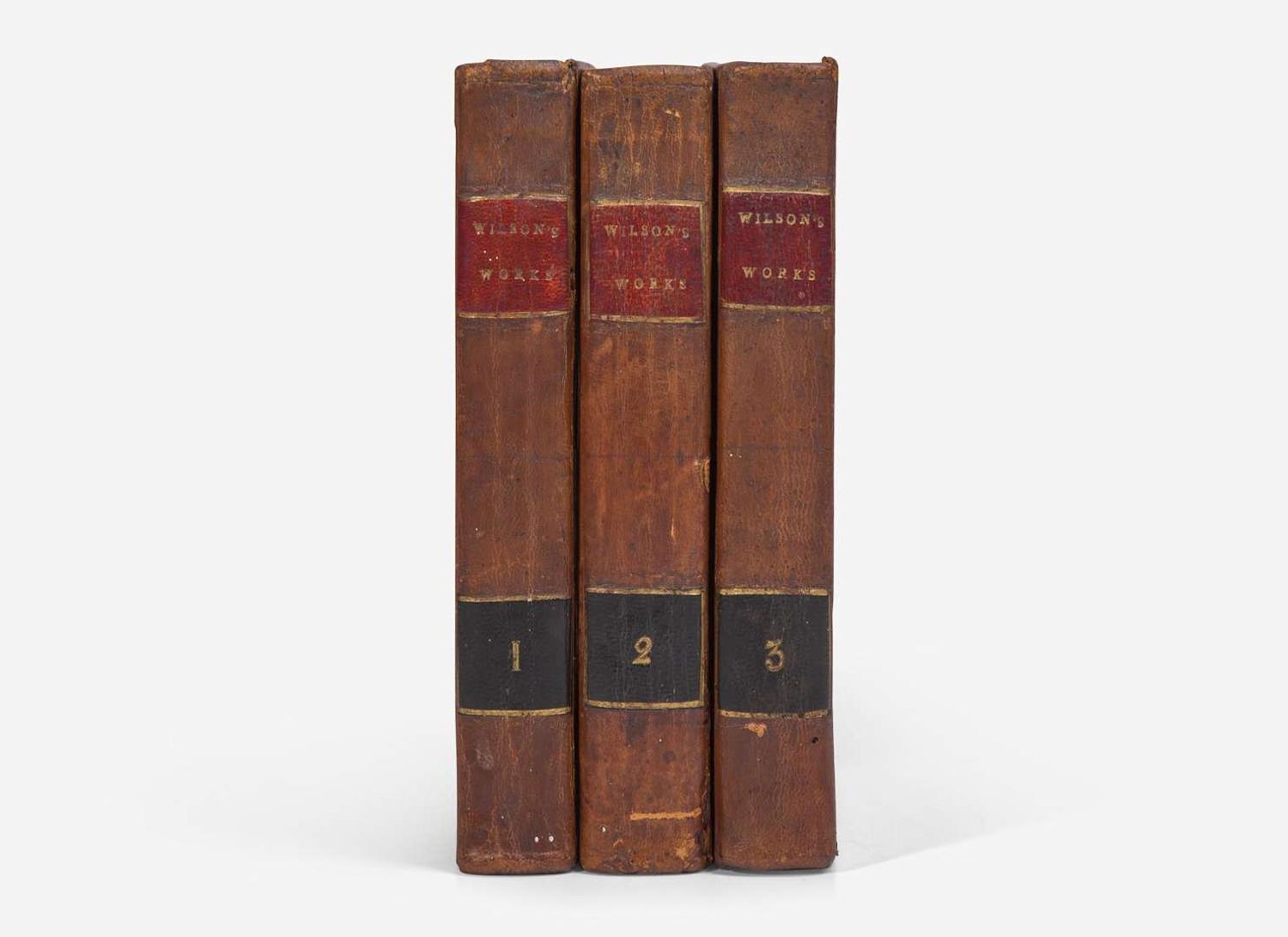 [Americana] [Wilson, James]: The Works of the Honourable James Wilson...