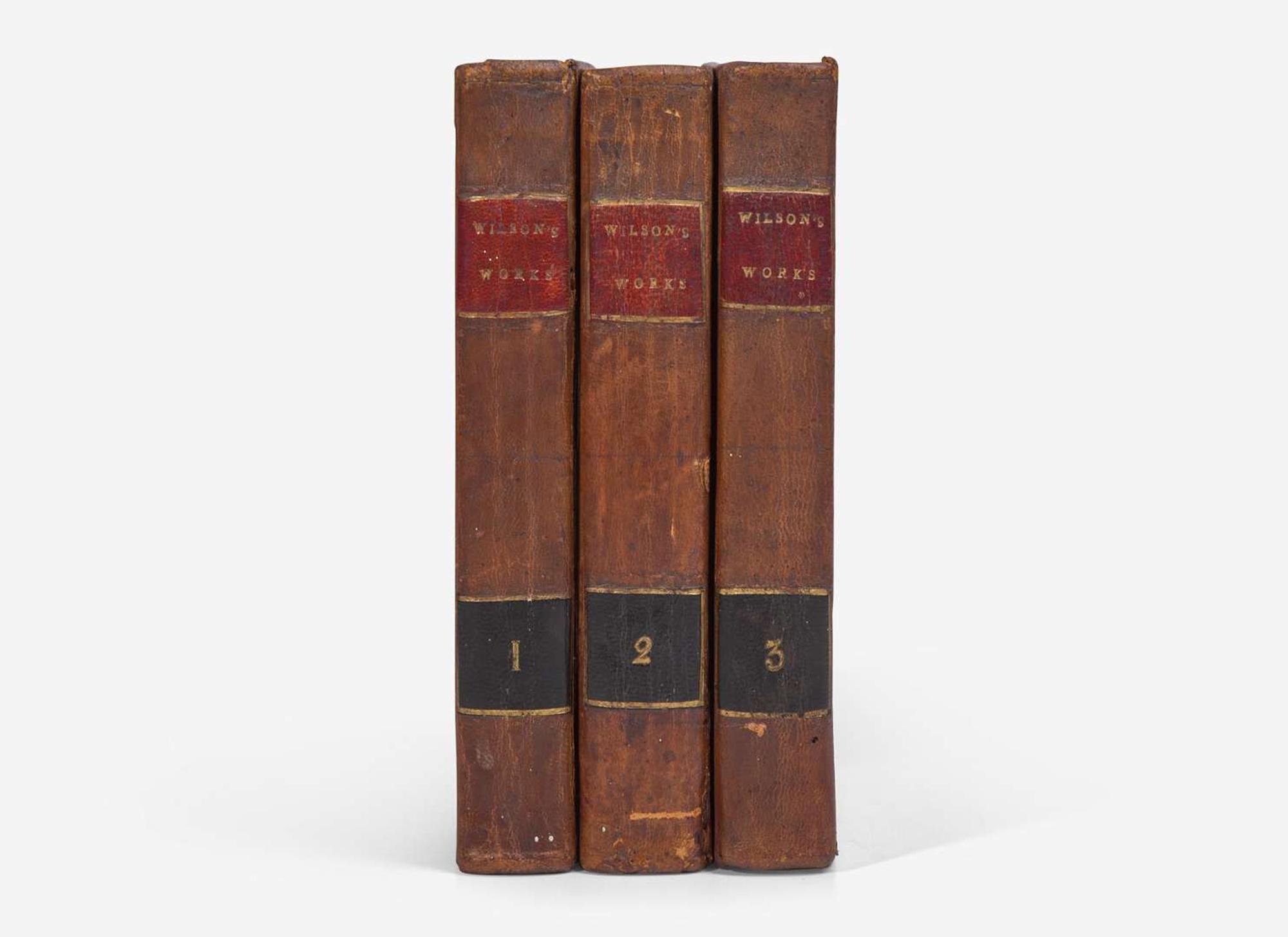 [Americana] [Wilson, James]: The Works of the Honourable James Wilson...