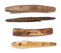 Alaskan Eskimo Bone, Antler, and Fossilized Walrus Ivory Tools and Implements