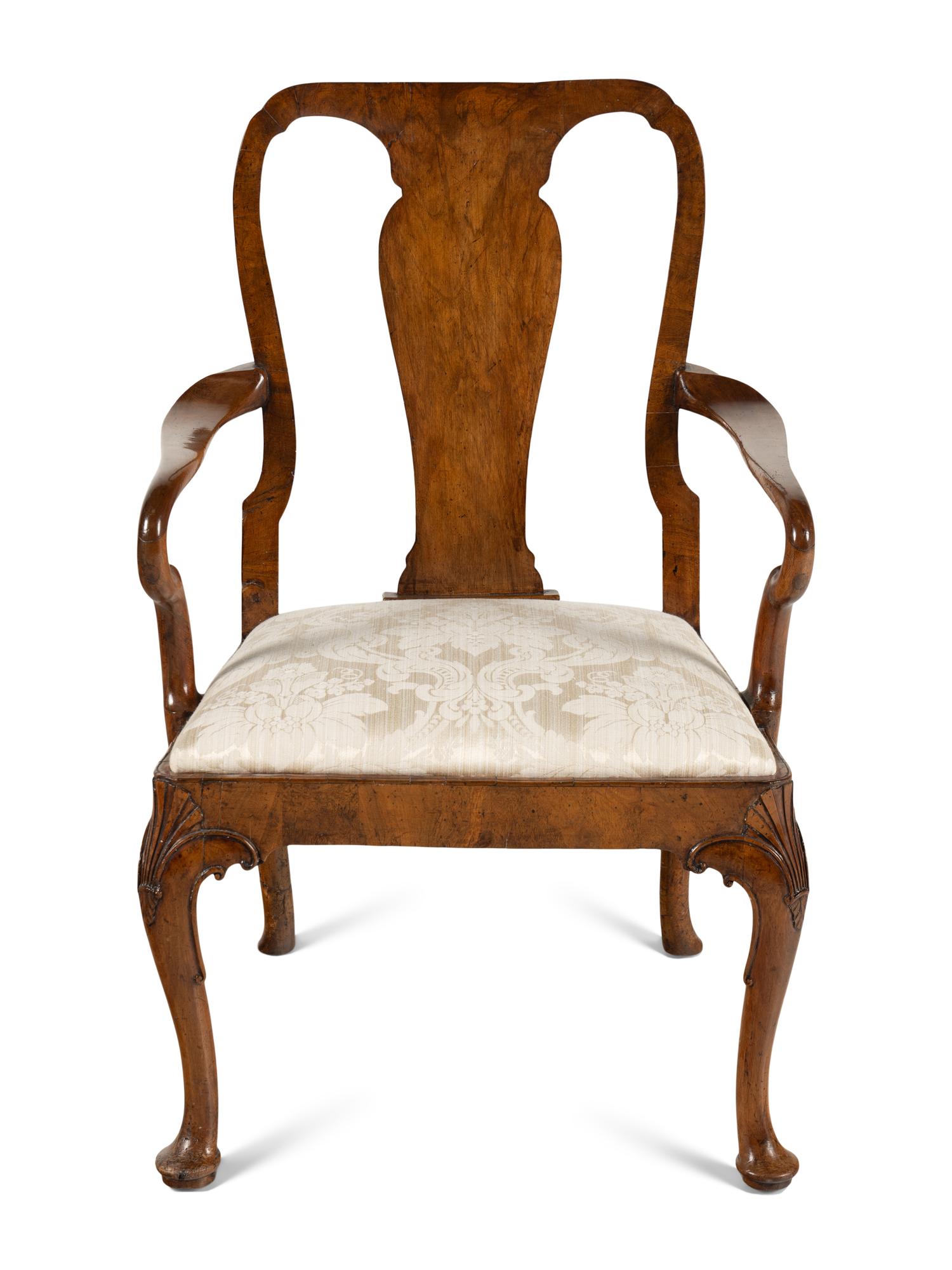 A George I Walnut Armchair