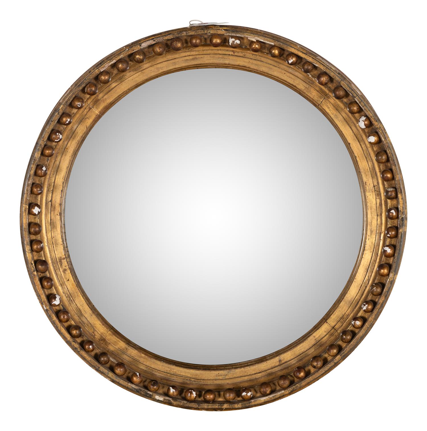 A Regency Giltwood Bullseye Mirror