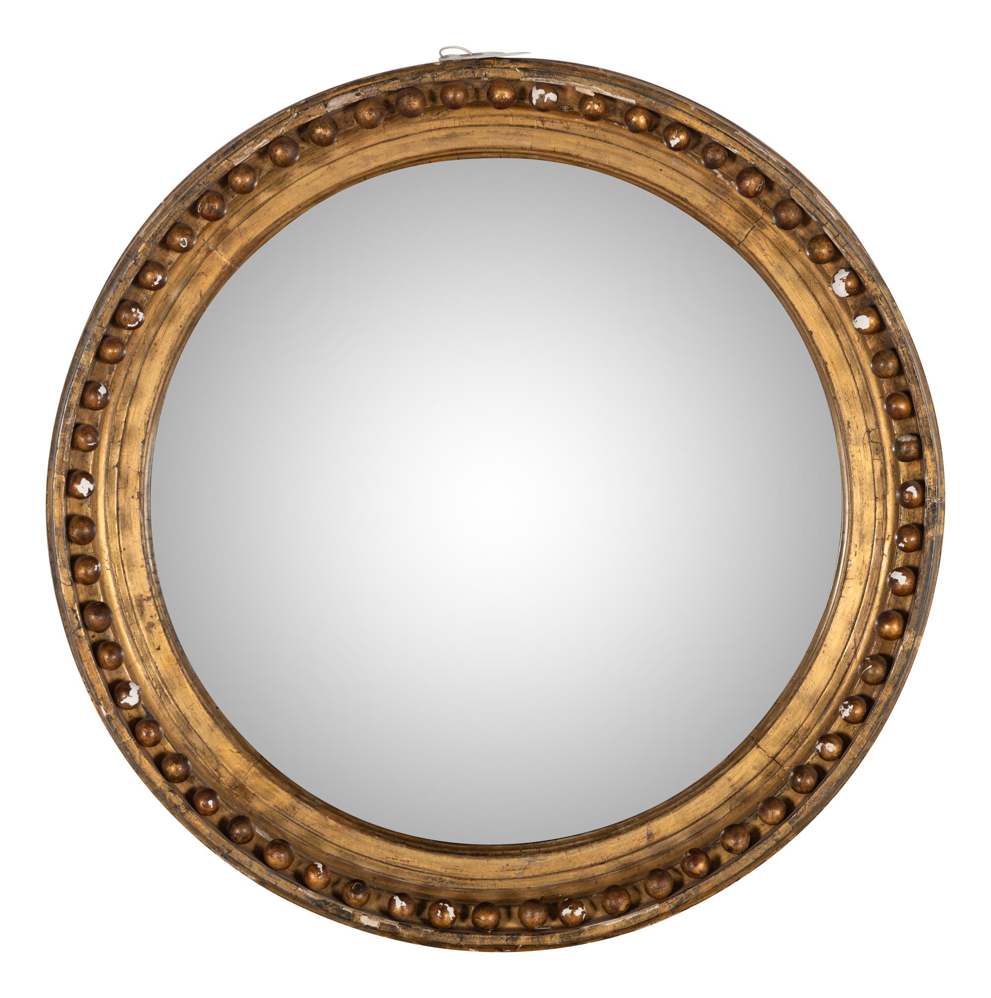 A Regency Giltwood Bullseye Mirror