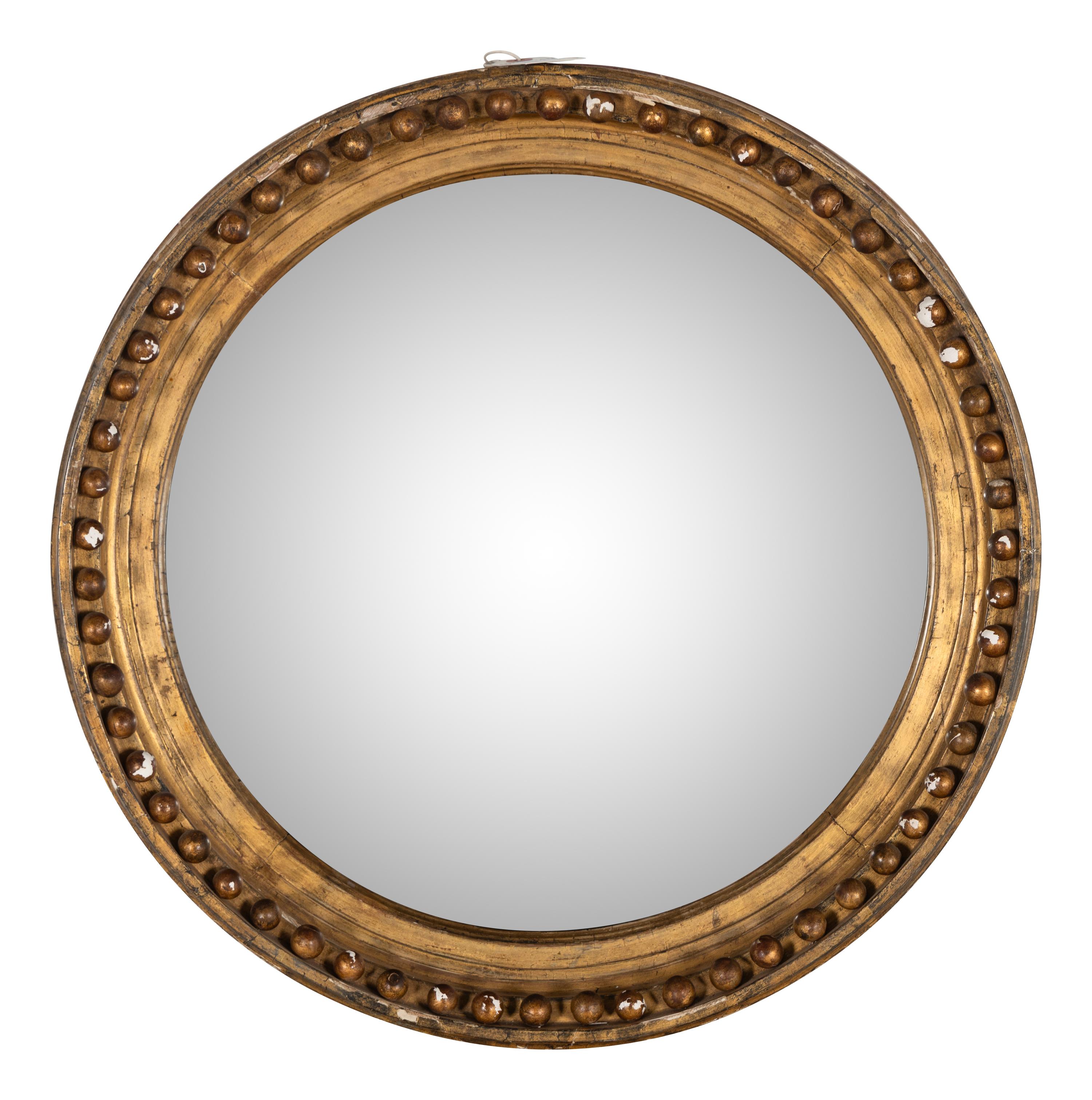 A Regency Giltwood Bullseye Mirror