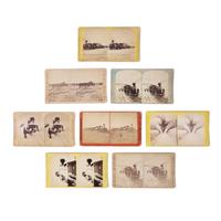 Haynes, F. Jay (1853-1921). A group of 8 stereoviews with railroad interest.