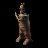 A Nayarit Terracotta Standing Warrior