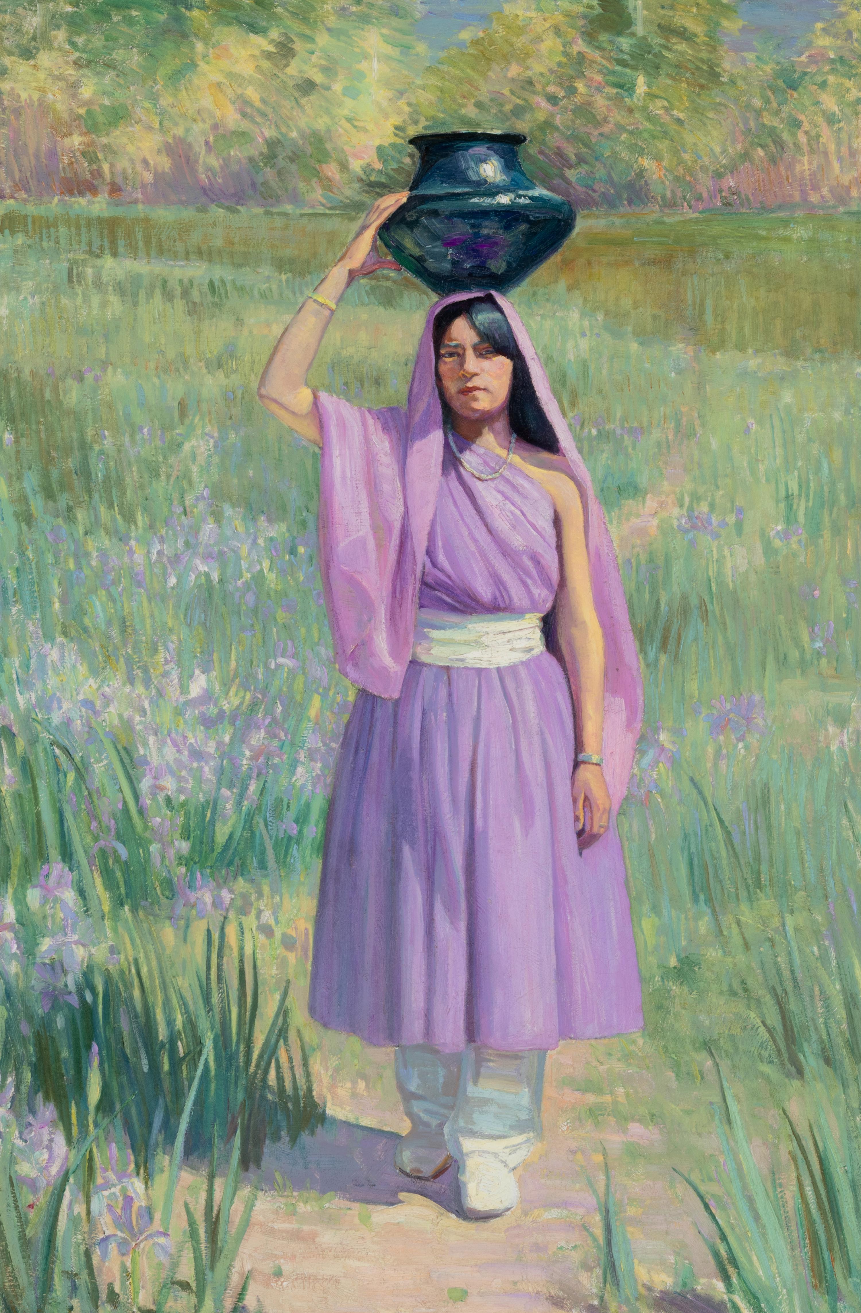 Bert Geer Phillips (American, 1868-1956) — Water Carrier , c. 1912