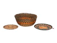 Hopi Third Mesa Polychrome Baskets