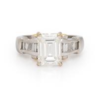 JB Star, Diamond and Platinum Ring