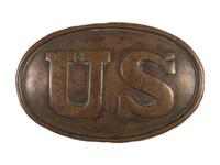 Model 1839 federal oval "US" belt plate.