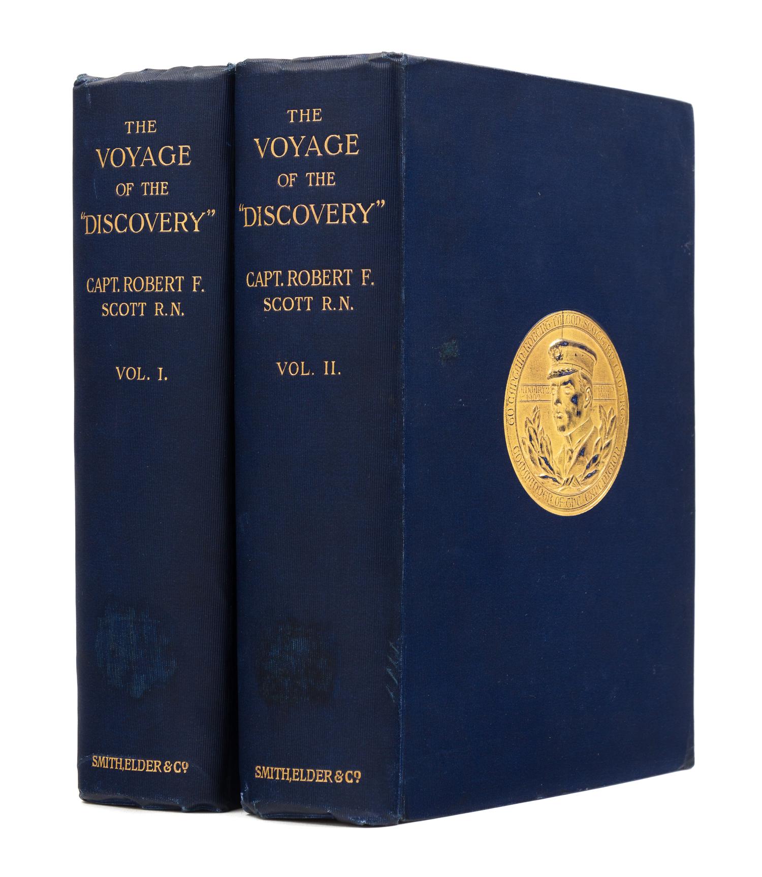 SCOTT, Robert Falcon, Captain (1868-1912). The Voyage of the Discovery. London: Smith, Elder, 1905.