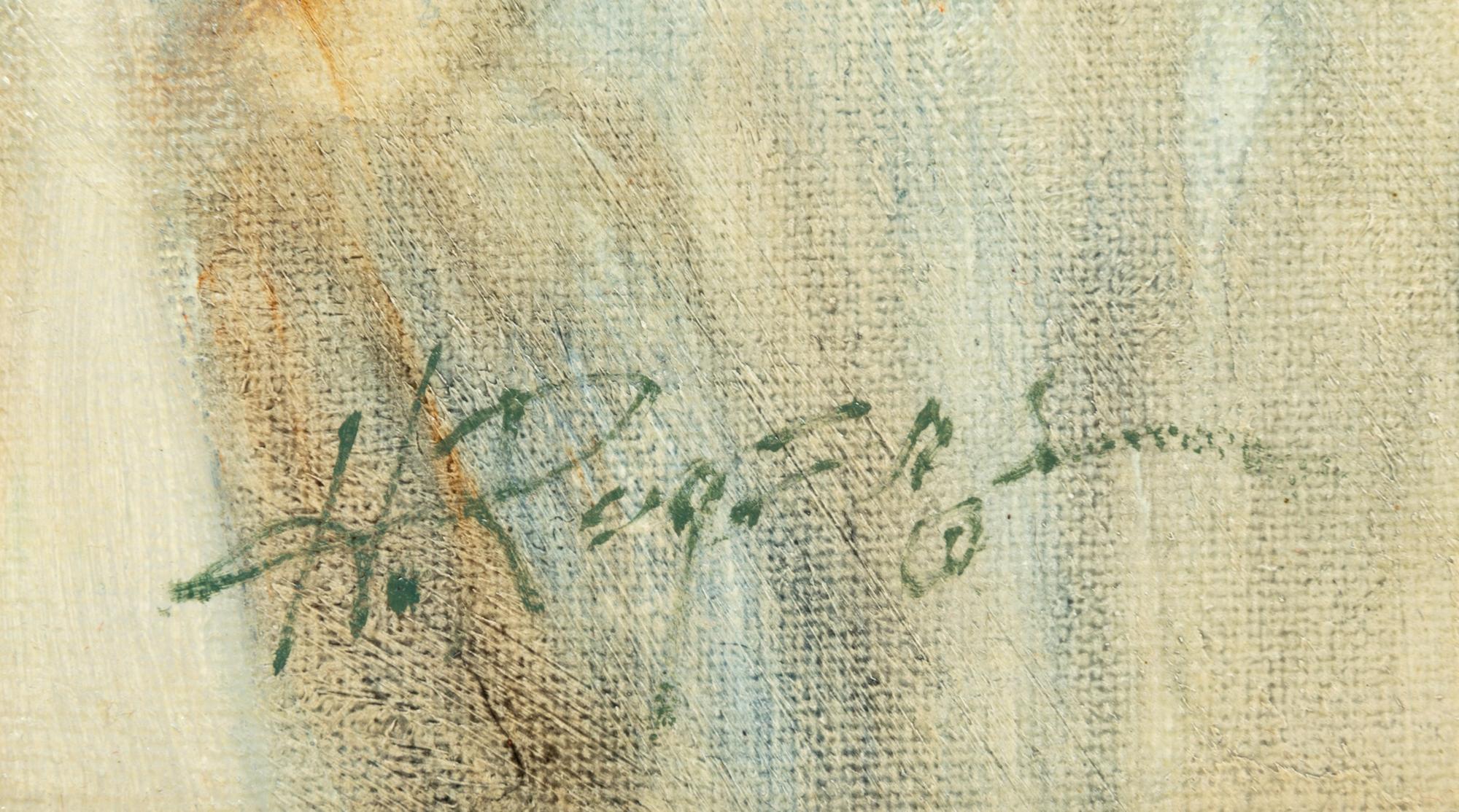 Woman in Nightgown