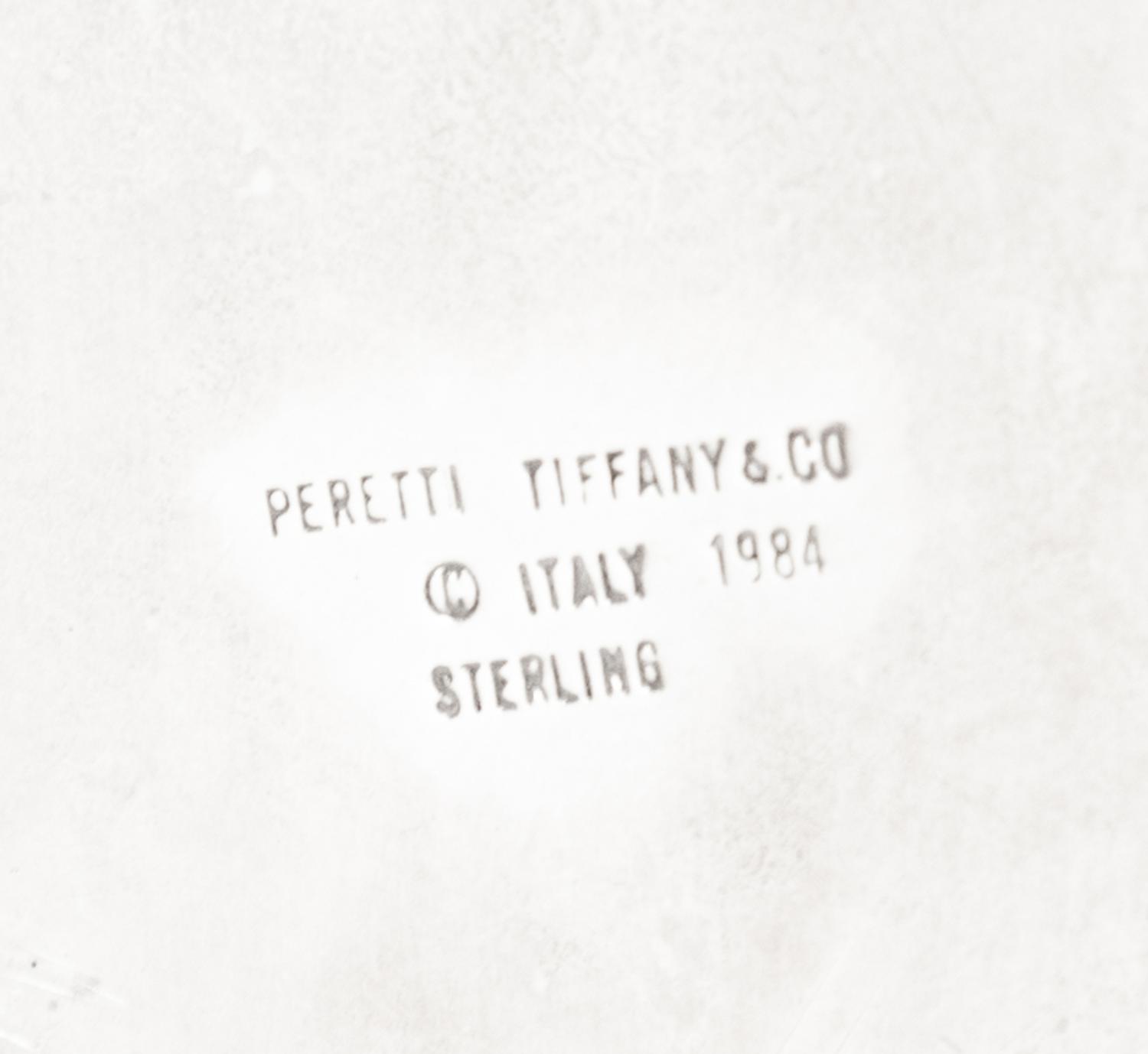 An Elsa Peretti for Tiffany and Company Italian Silver Jewelry Box