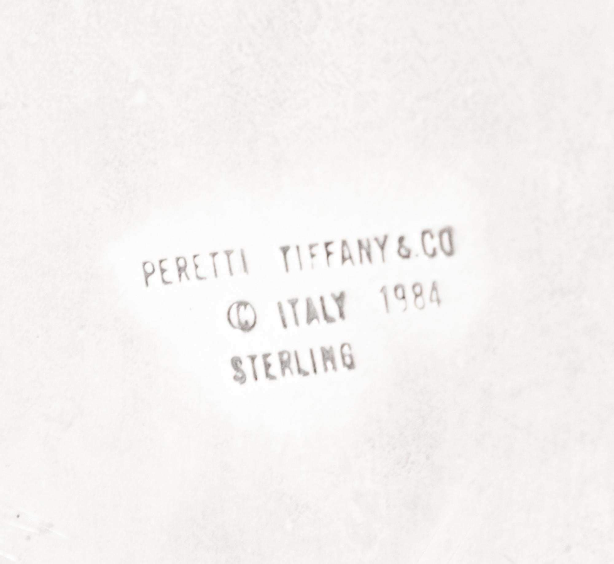 An Elsa Peretti for Tiffany and Company Italian Silver Jewelry Box