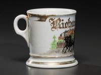 An Undertaker's Porcelain Occupational Shaving Mug