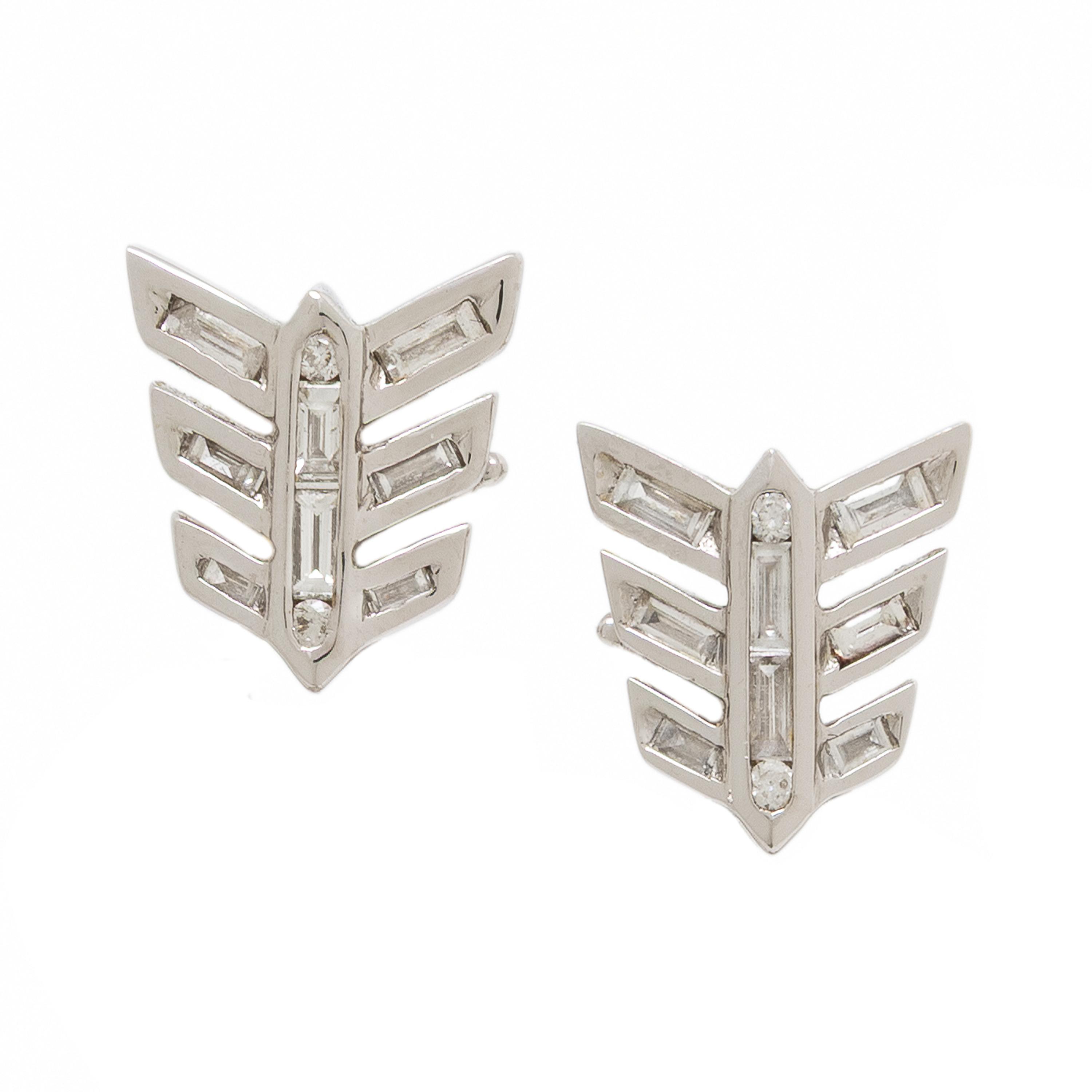Annoushka, 'Flight Arrow', White Gold and Diamond Convertible Earrings