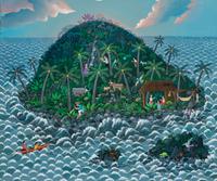 Group of Four Latin American Paintings