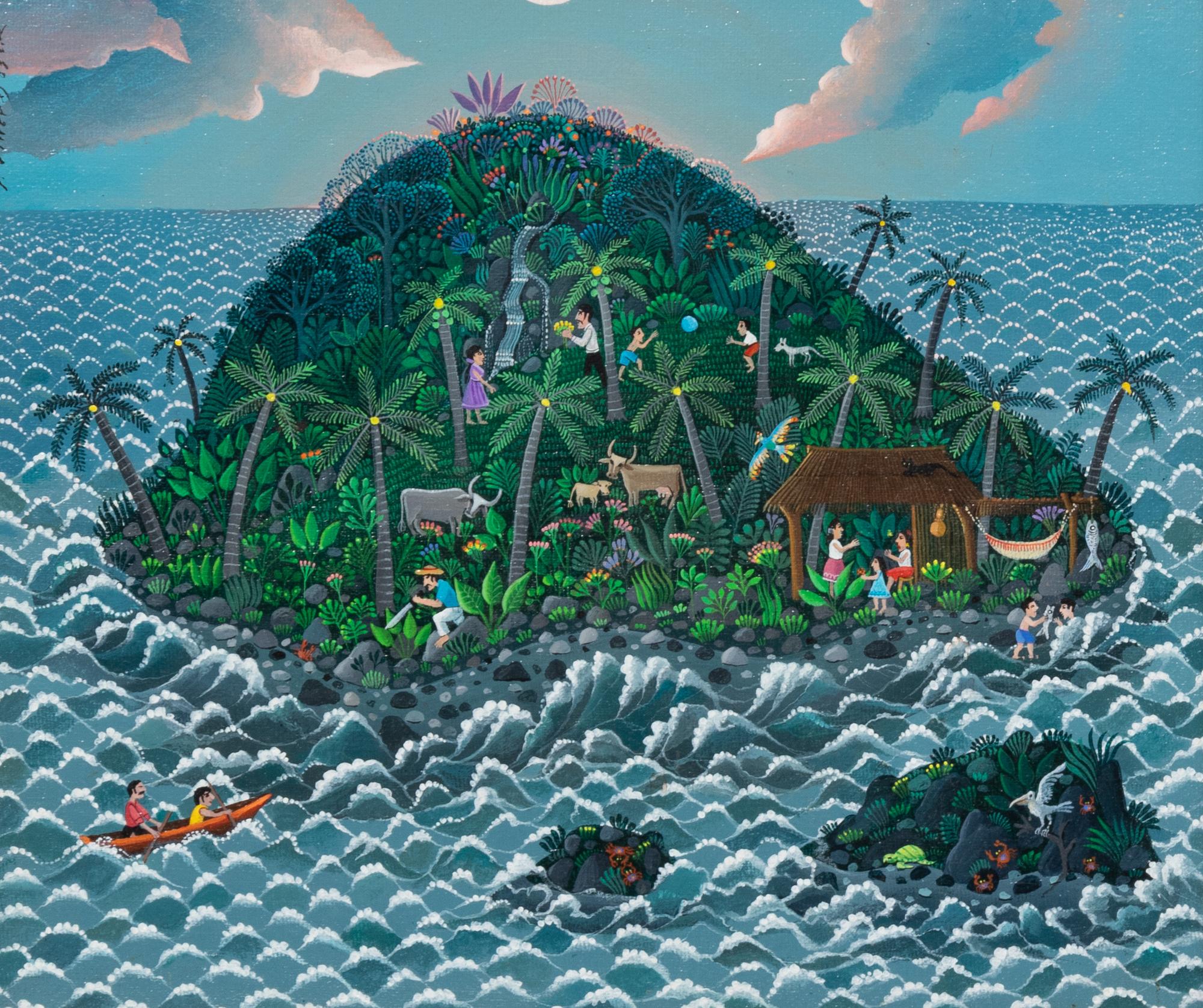 Group of Four Latin American Paintings