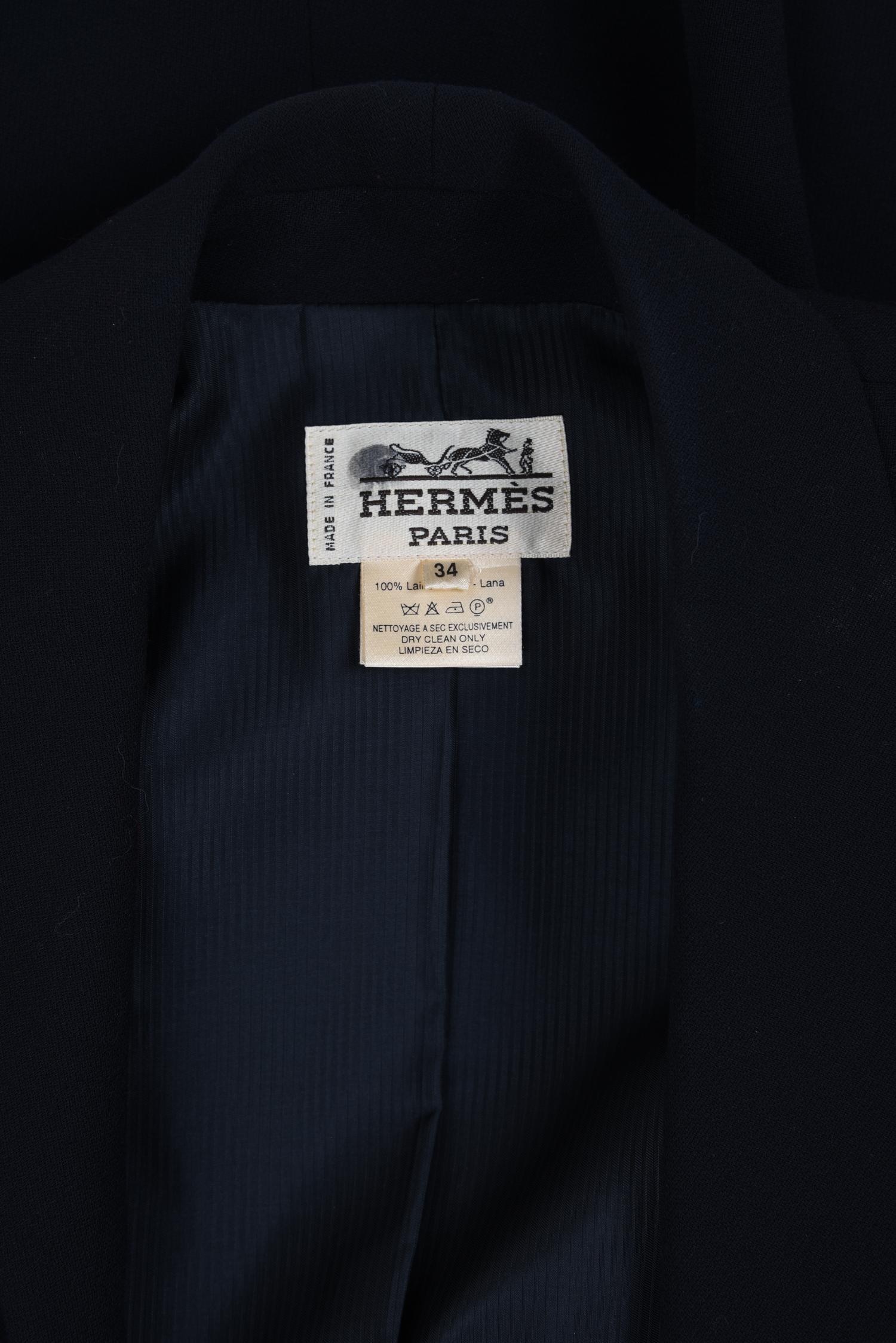 Hermès Jacket with Cummerbund