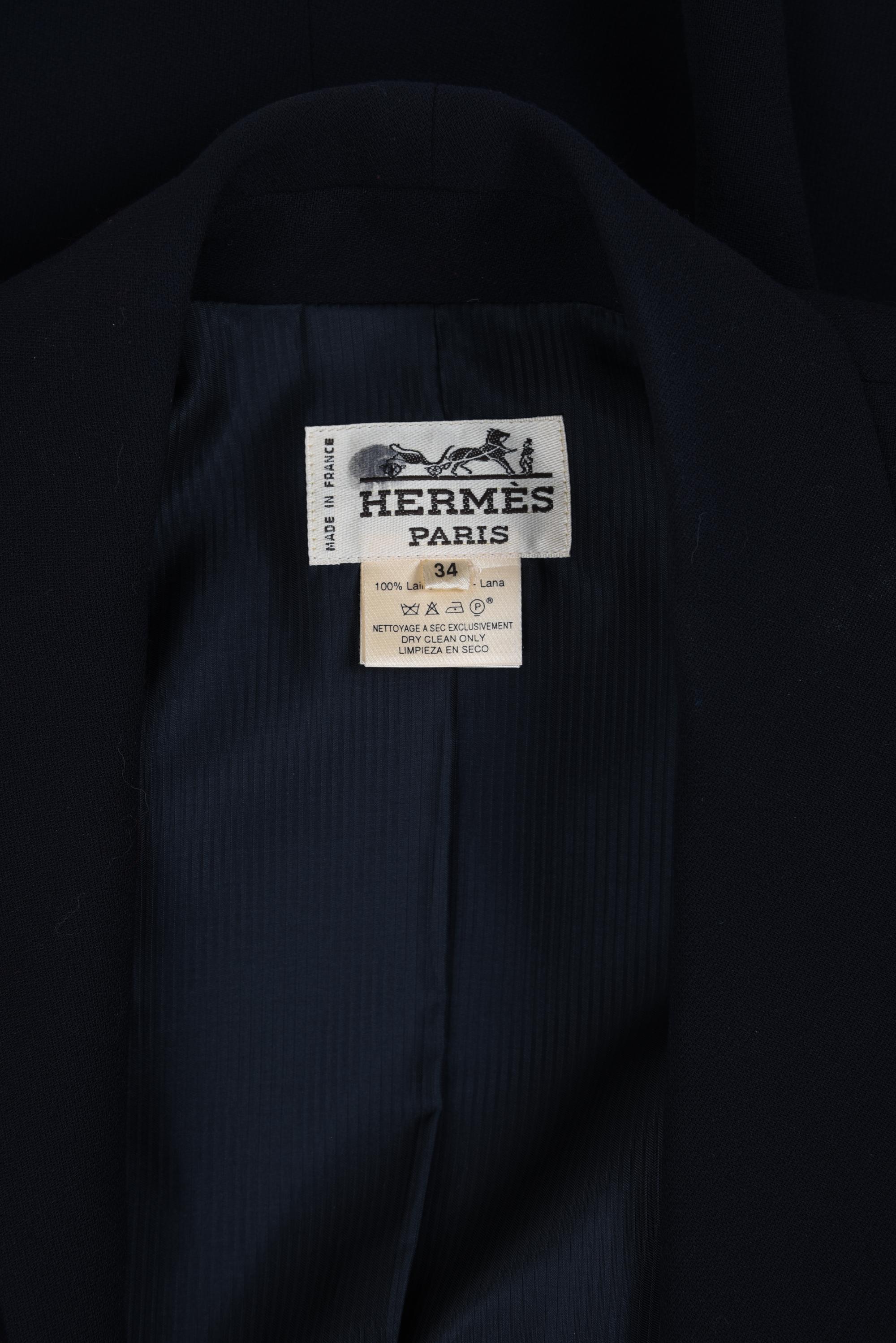 Hermès Jacket with Cummerbund