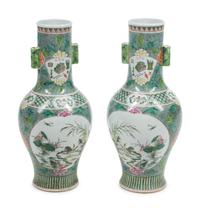 A Pair of Chinese Porcelain Vases