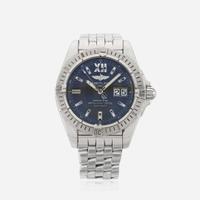 A stainless steel bracelet sports watch, Breitling Windrider Cockpit A49350