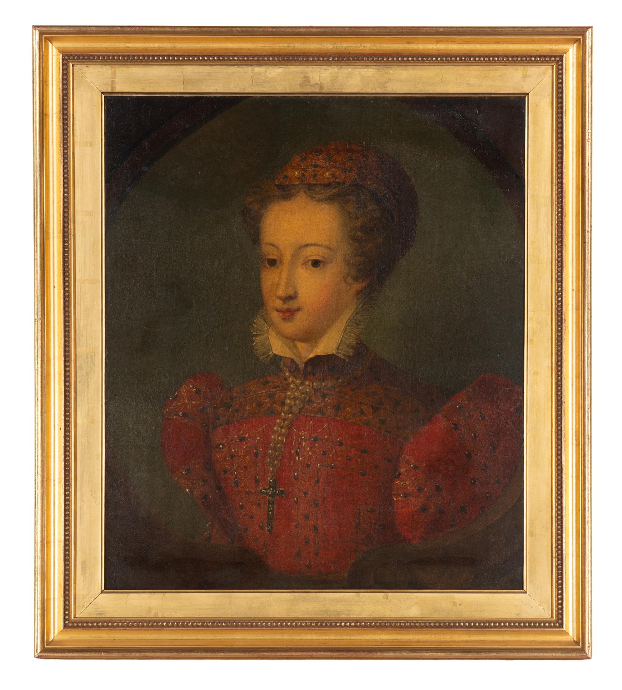 Manner of Federico Zuccaro, 19th Century (Italian, born c. 1540–1609) — Portrait of a Lady, formerly identified as Mary, Queen of Scots