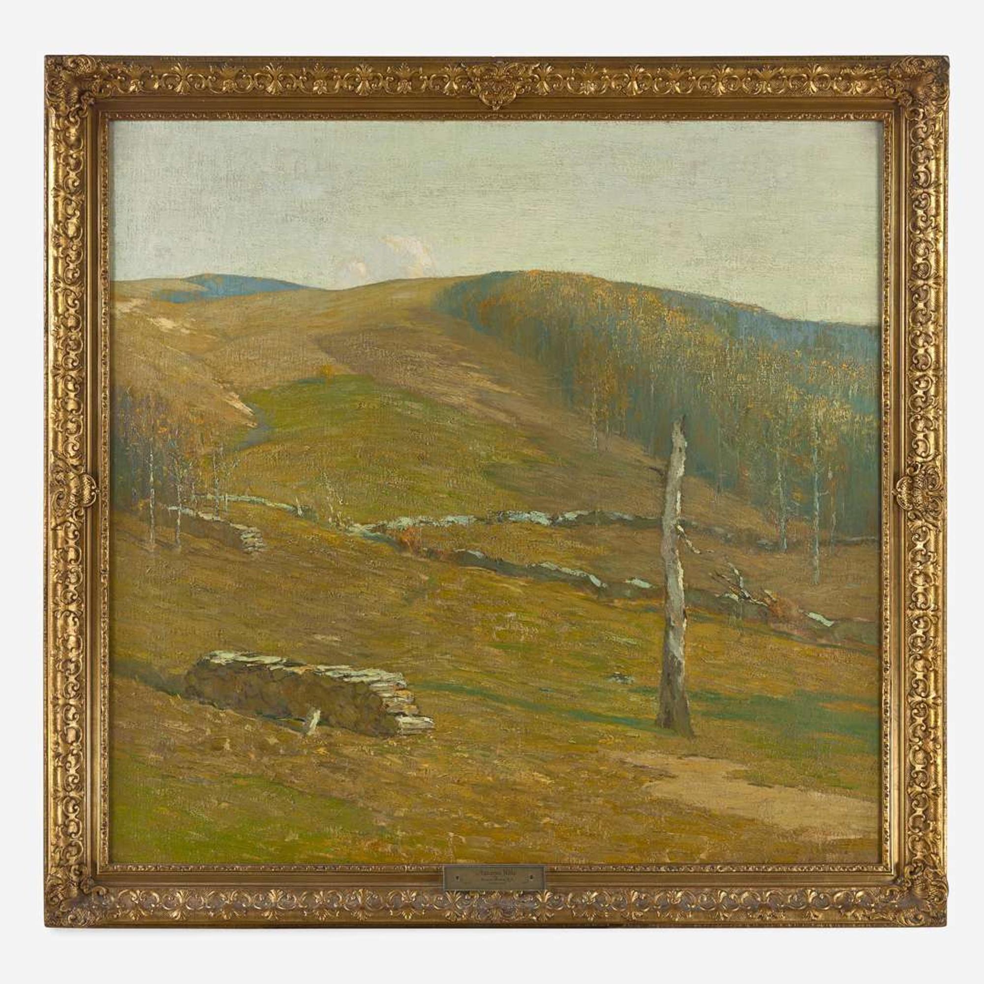 Bruce Crane (American, 1857-1937) The Autumn Hills