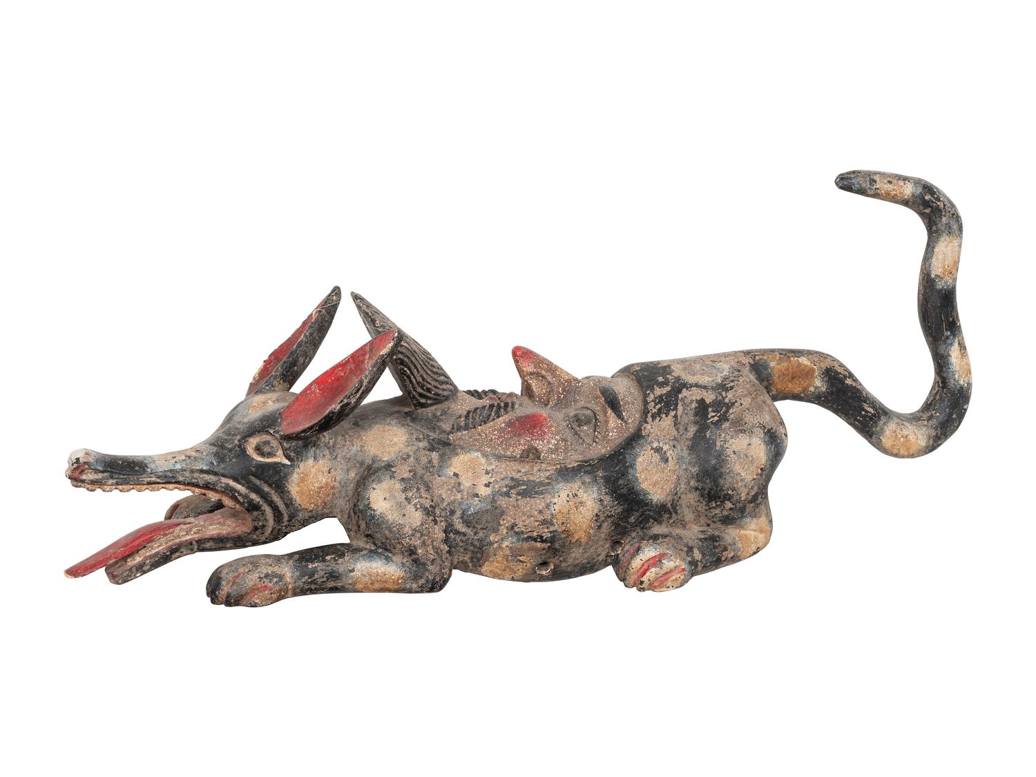 Four Mexican Animal Form Festival Masks