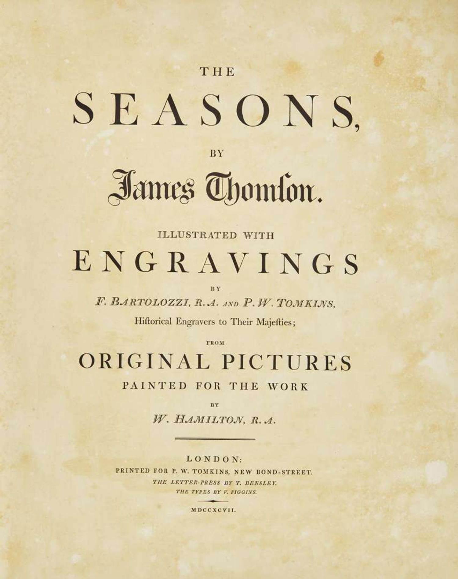 [Color-Plate Books] Thomson, James: The Seasons