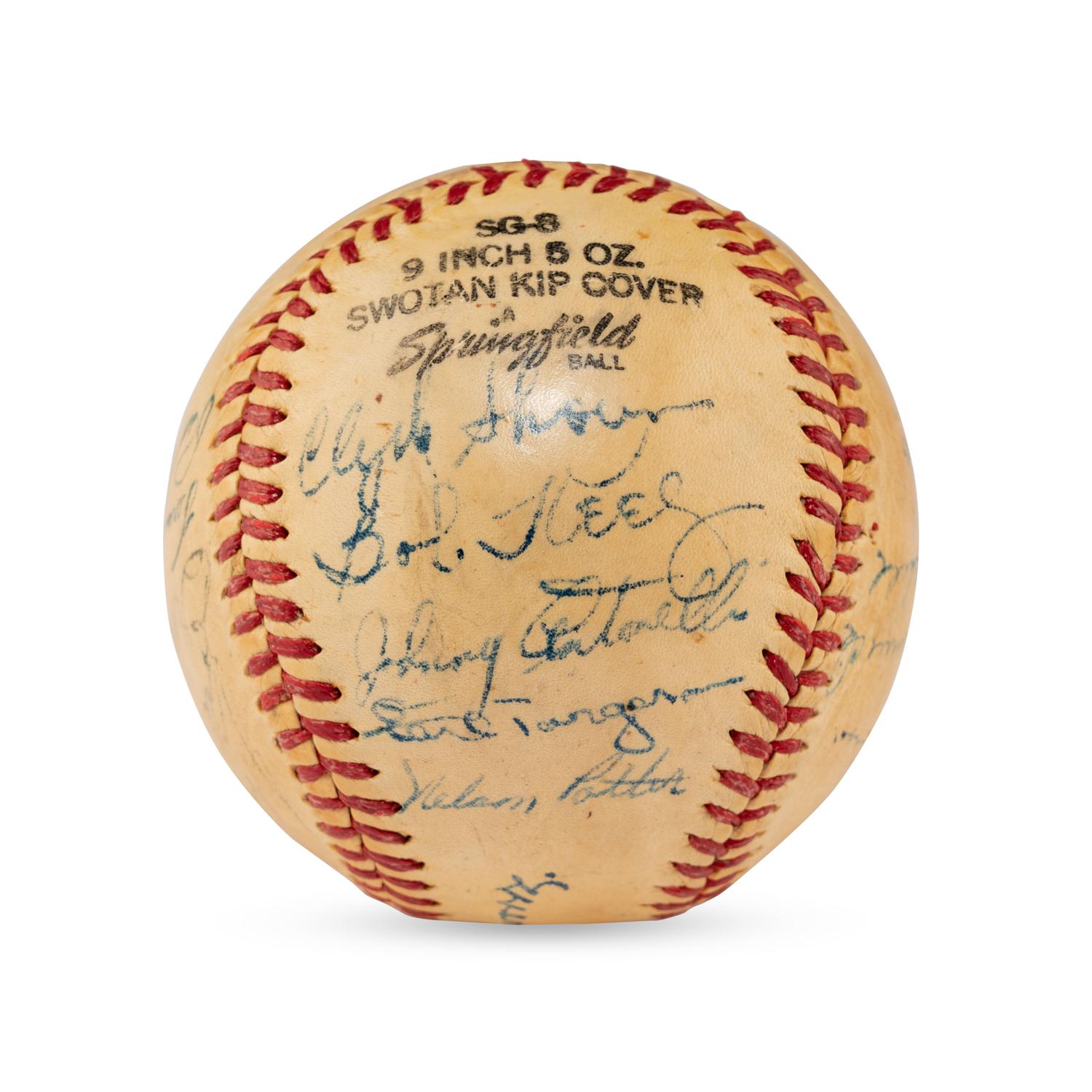 A 1948 Boston Braves Team Signed Autograph Baseball Including Billy Southworth (Beckett Authentication Services)