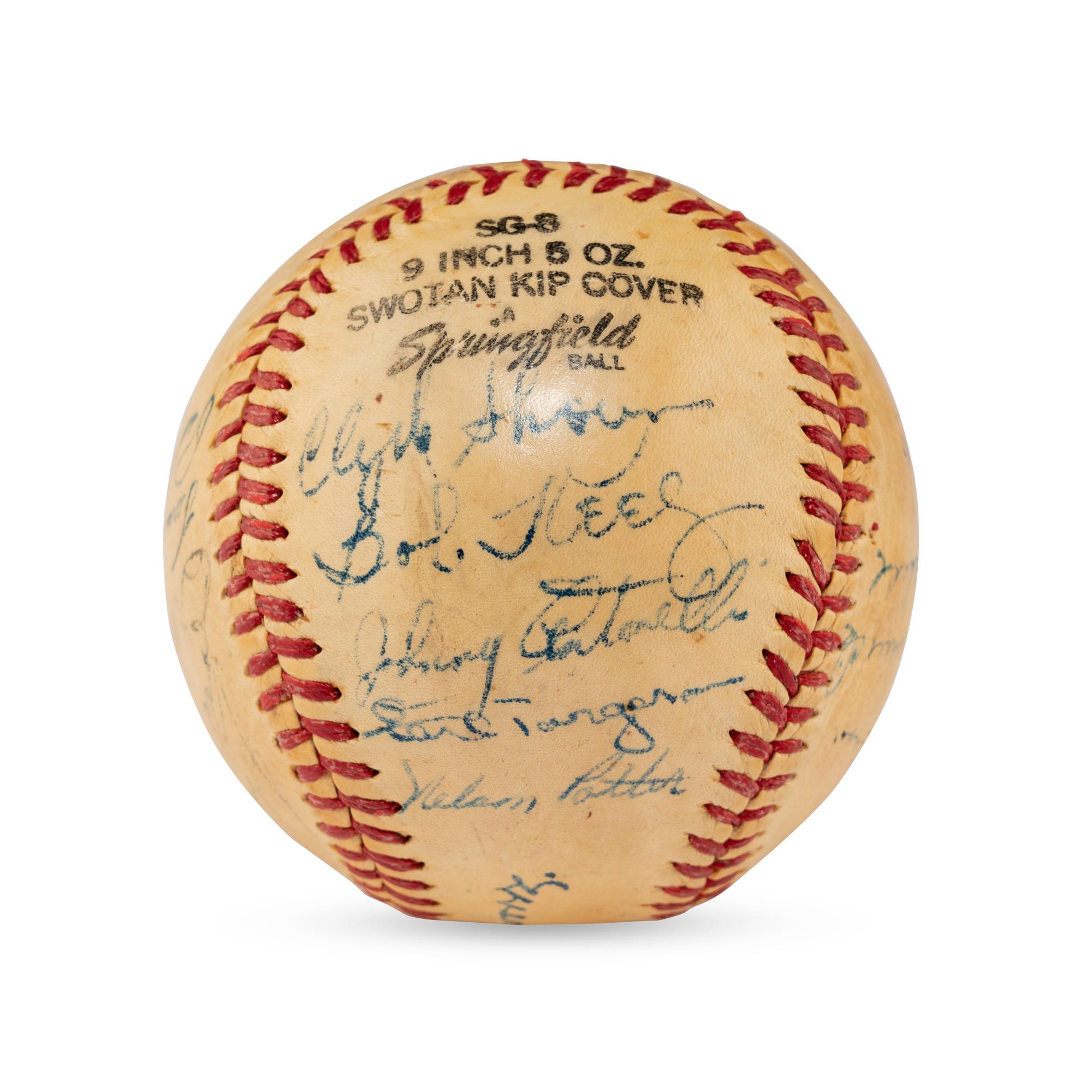 A 1948 Boston Braves Team Signed Autograph Baseball Including Billy Southworth (Beckett Authentication Services)
