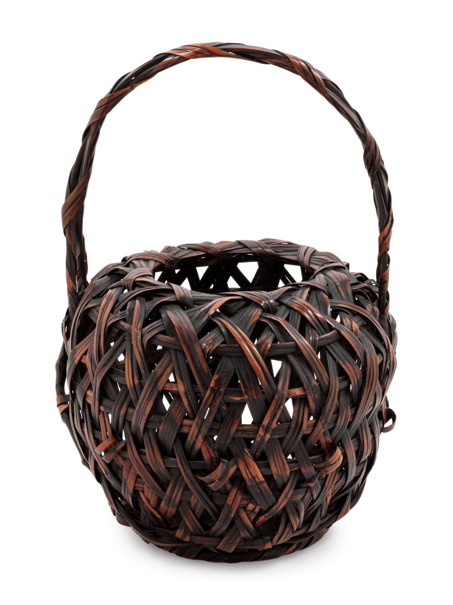 A Bamboo Flower Arranging Basket