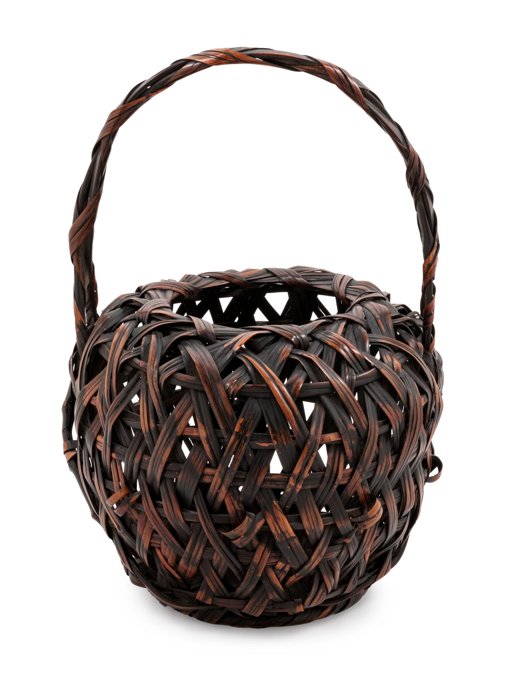 A Bamboo Flower Arranging Basket