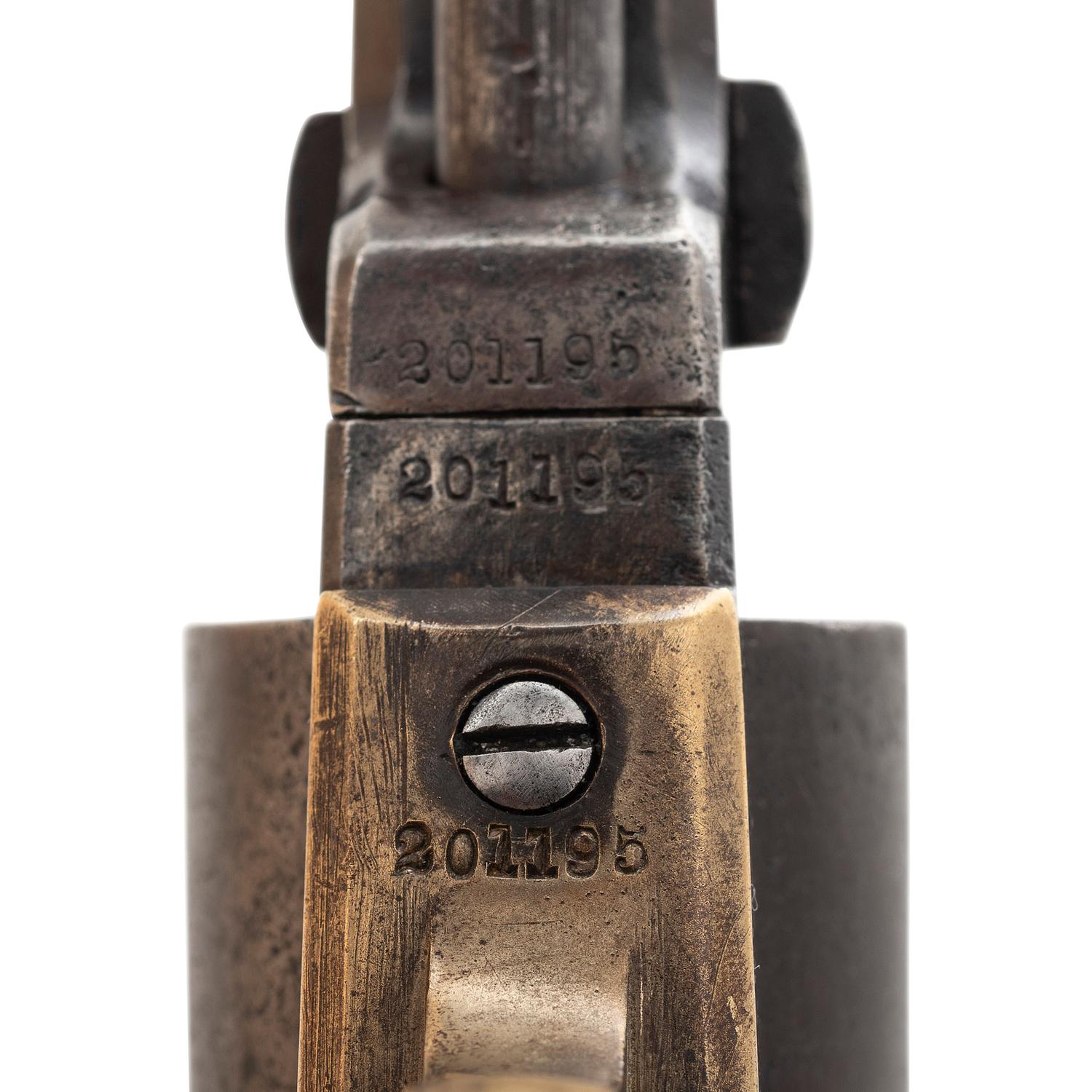 Colt Model 1849 Pocket Revolver Inscribed to Andrew Morse Jr. of the 3rd Mass and 1st LA Cavalry - Twice Wounded