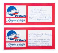 [WWII]. Bataan and Corregidor survivor signatures incl. Generals Wainwright and MacArthur.