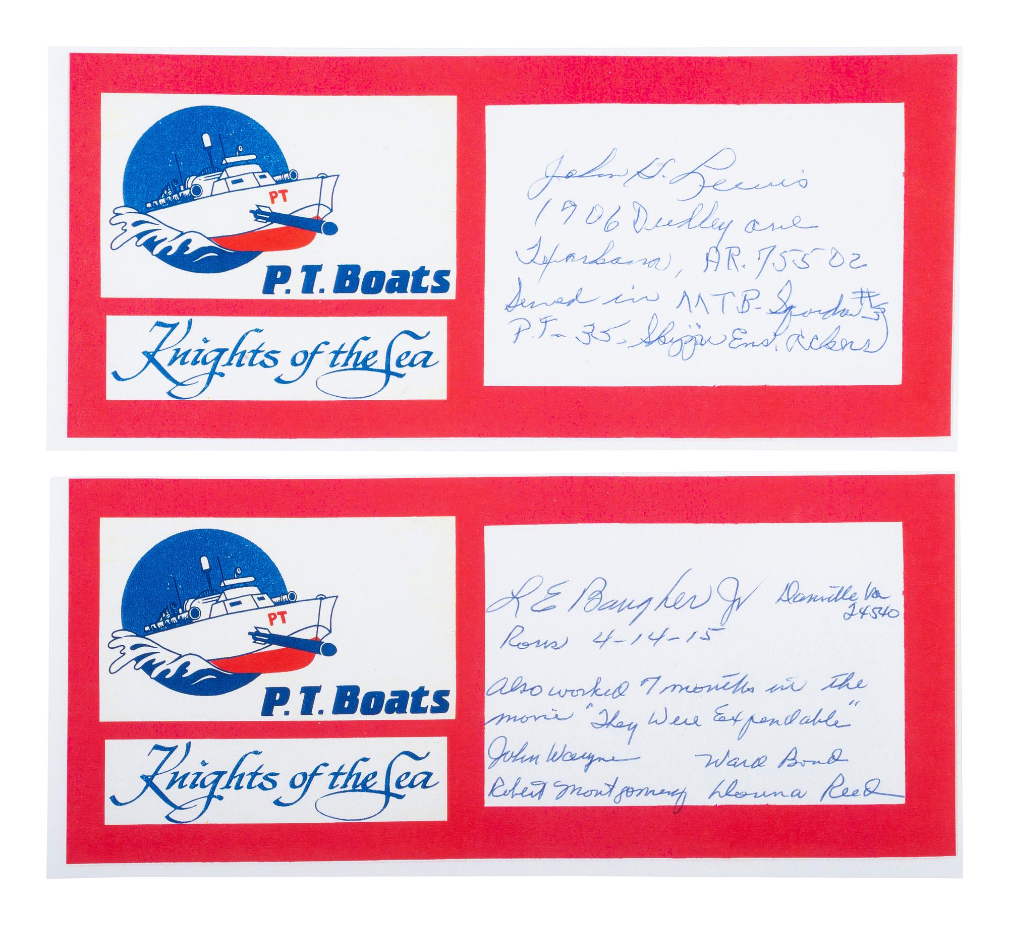 [WWII]. Bataan and Corregidor survivor signatures incl. Generals Wainwright and MacArthur.