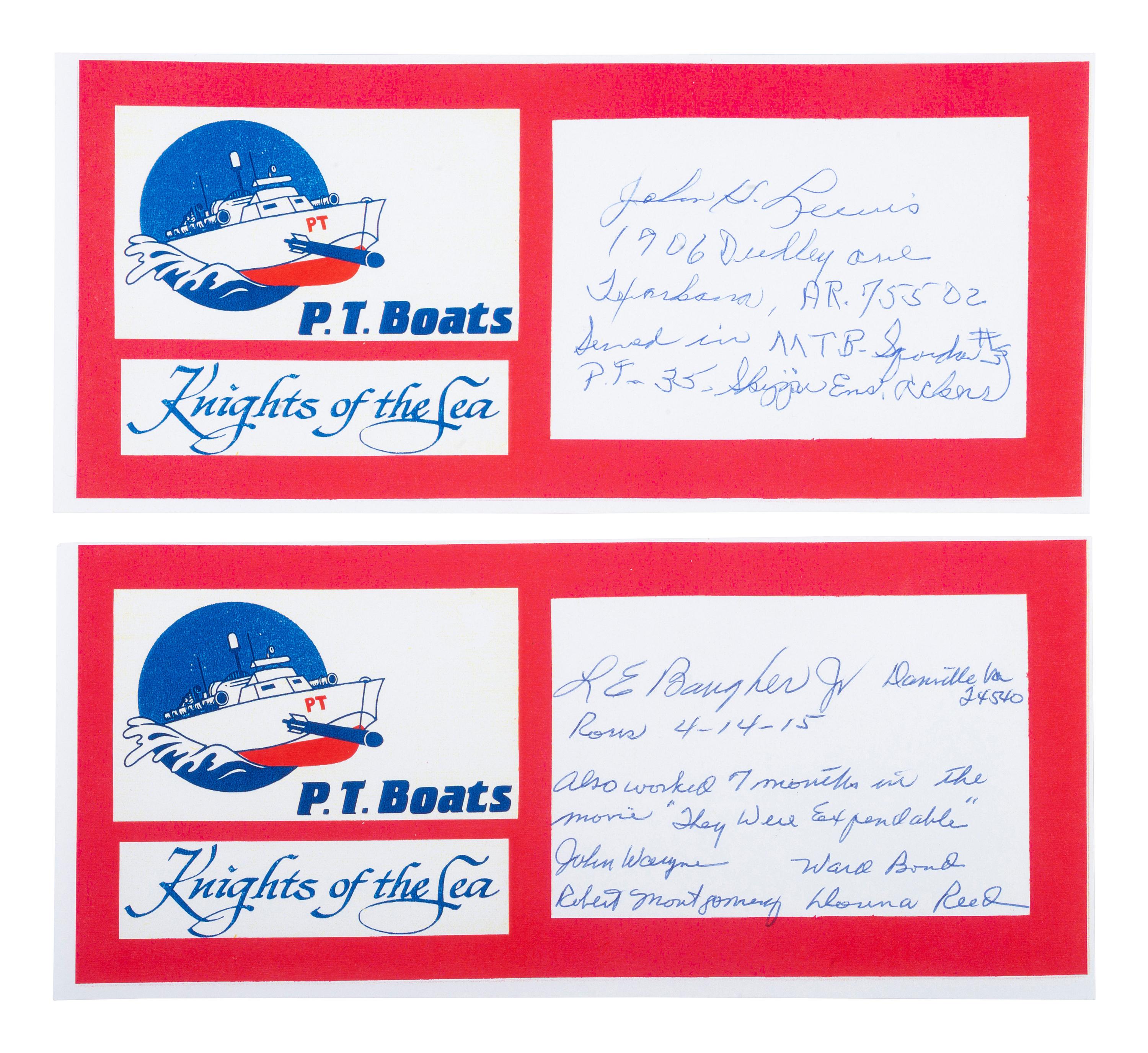 [WWII]. Bataan and Corregidor survivor signatures incl. Generals Wainwright and MacArthur.