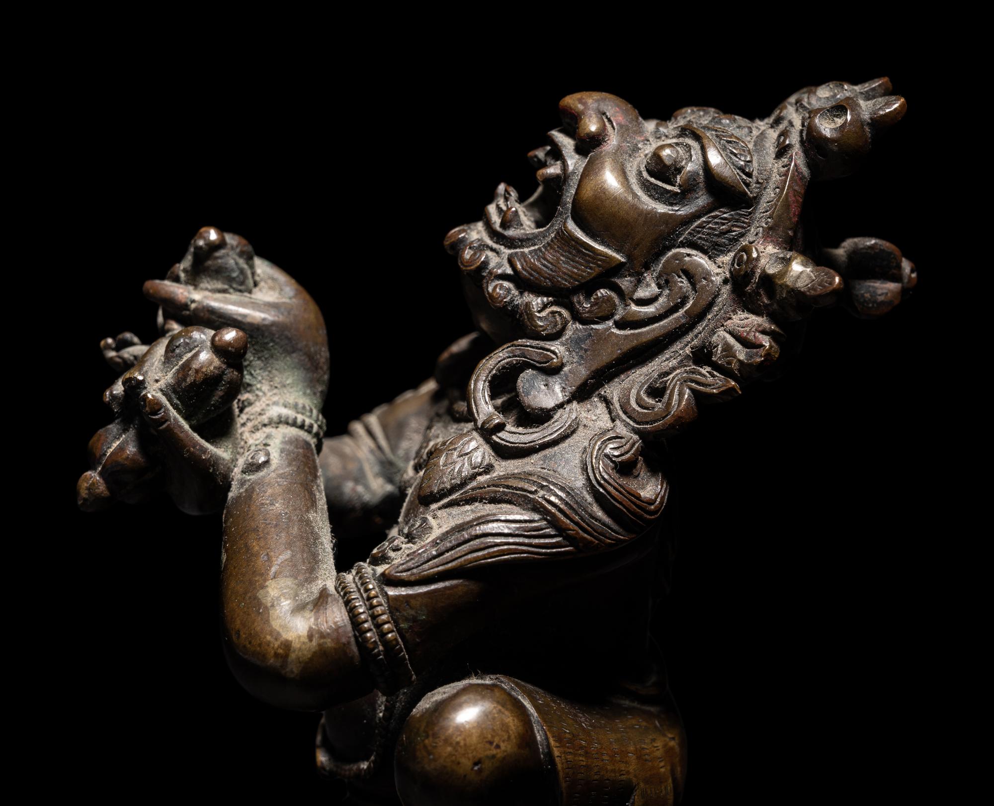 A Tibetan Bronze Figure of Vajradaka