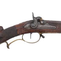 Late 18th/Early 19th Century Percussion Converted Jaeger Rifle by Johann Christian Paul Baetz of Nurnberg
