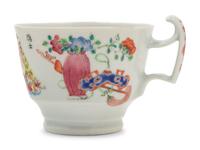 A Set of Four Famille Rose Porcelain Cups