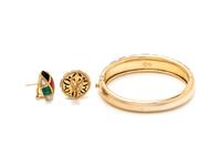 ASCH GROSSBARDT, COLLECTION OF YELLOW GOLD AND HARDSTONE INLAY JEWELRY