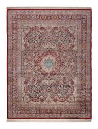 A Tabriz Silk Rug