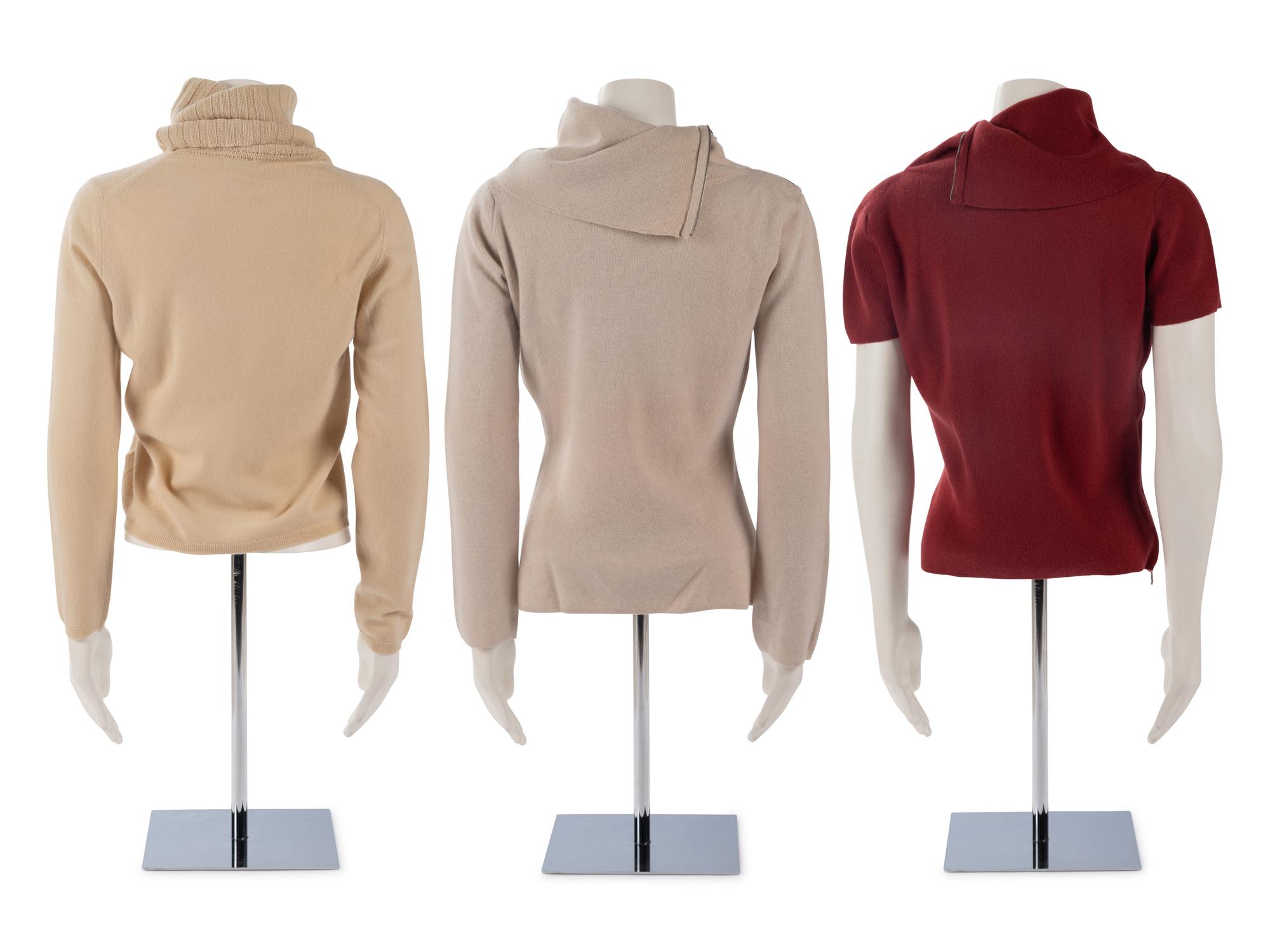 Three Chanel Knit Tops, Fall 2000-2001