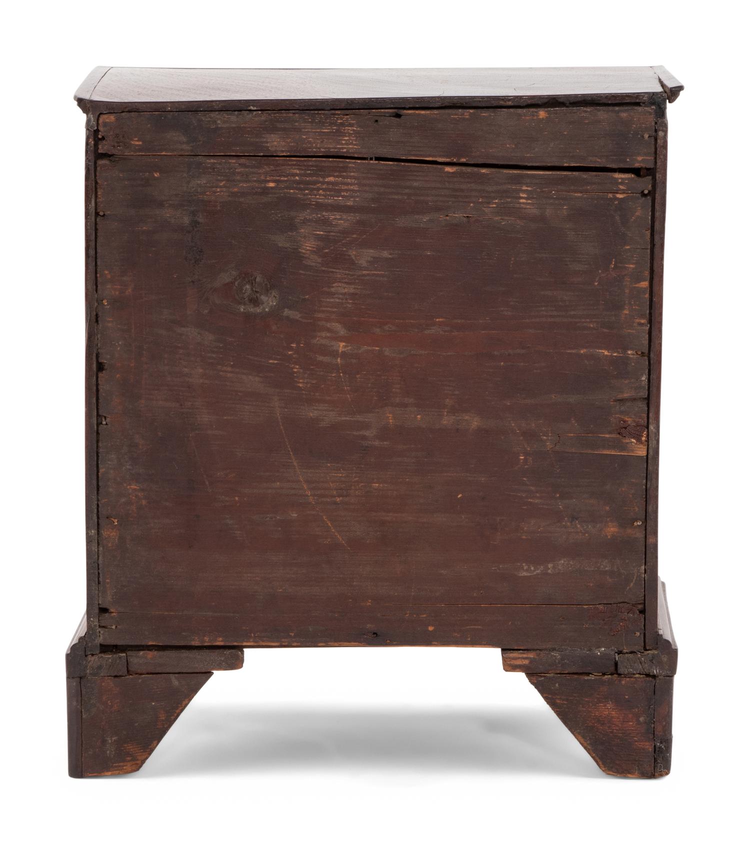 A George III Mahogany Diminutive Chest of Drawers