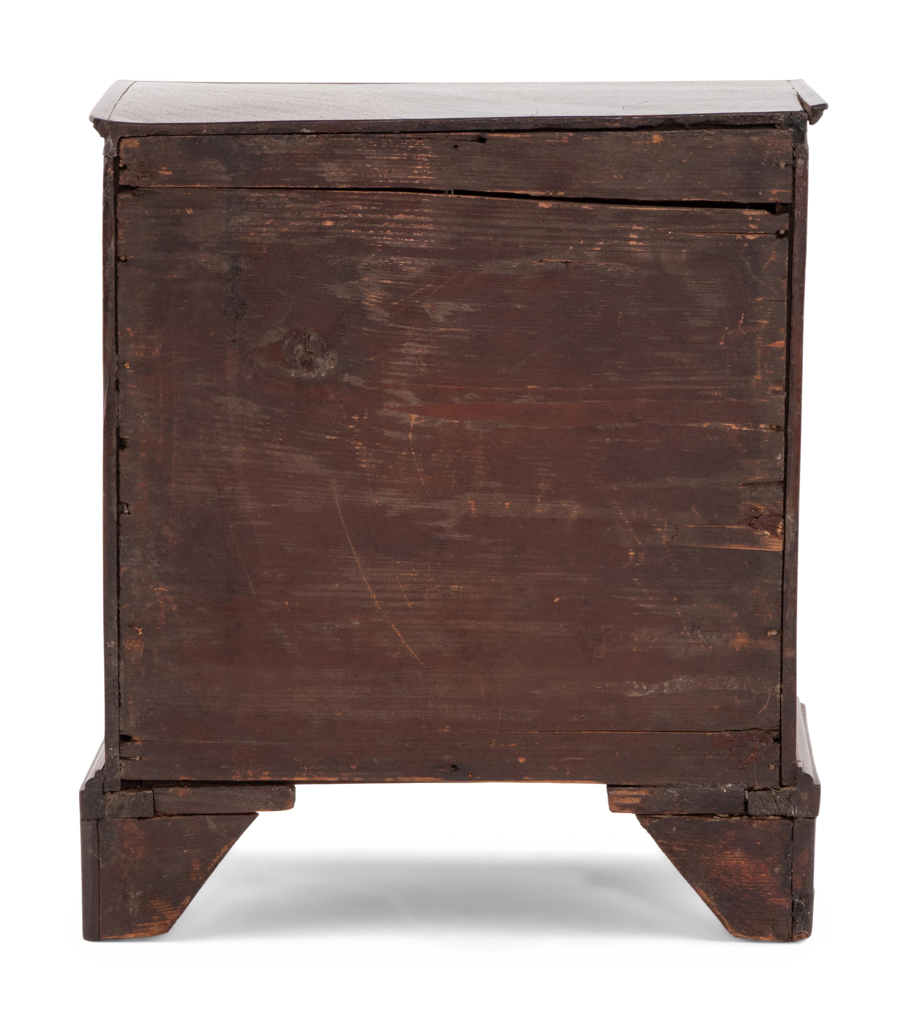 A George III Mahogany Diminutive Chest of Drawers