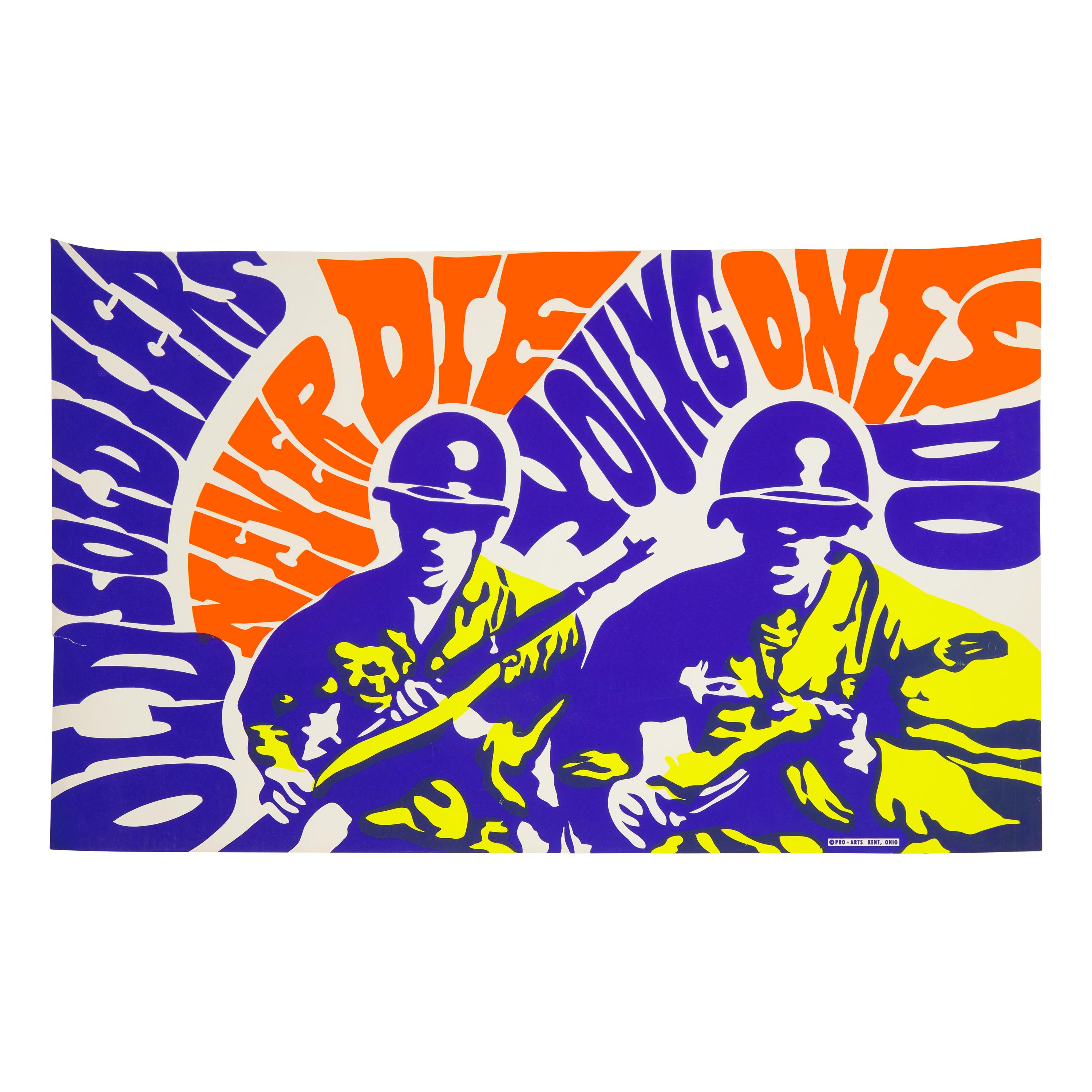 [Vietnam War] Old Soldiers Never Die Young Ones Do, Anti-Vietnam War Poster