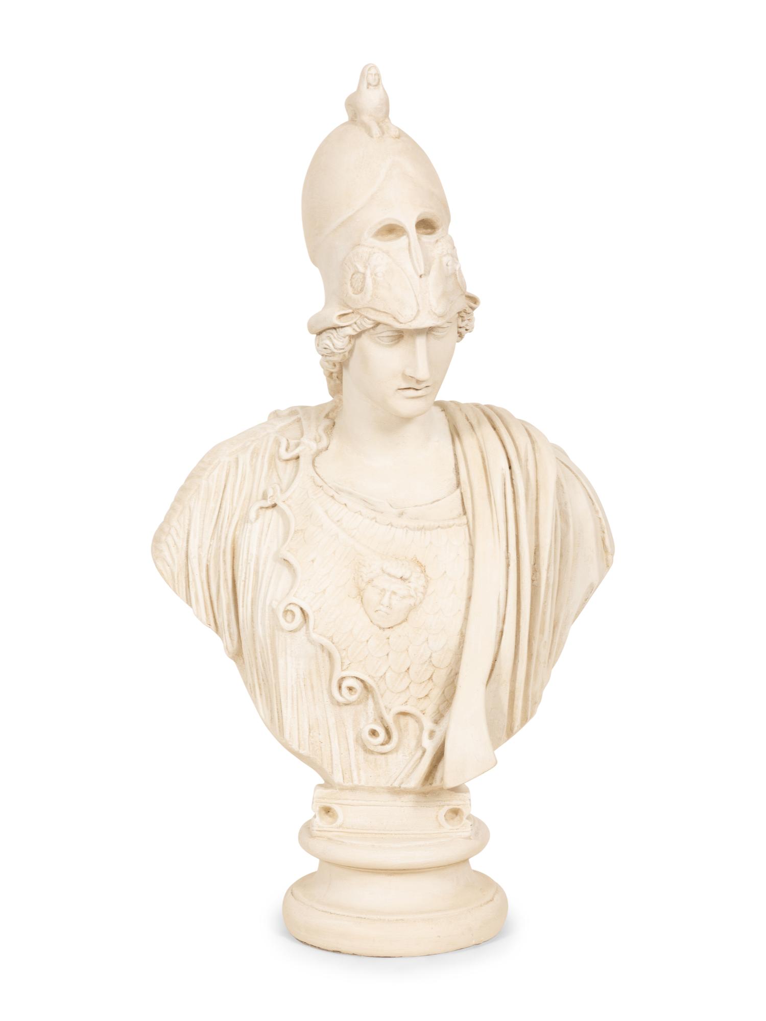 A Plaster Bust of Athena