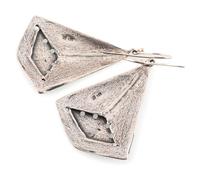 Hopi and Southwestern-style Silver Post and Hook Earrings